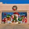 Christmas Whoville Garage Door Cover Banner, 16x7ft Holiday Outdoor Decoration with Rope, Hanging Merry Christmas Winter Xmas Tree Snow Home Festive Wall Decor Photo Backdrop Gifts